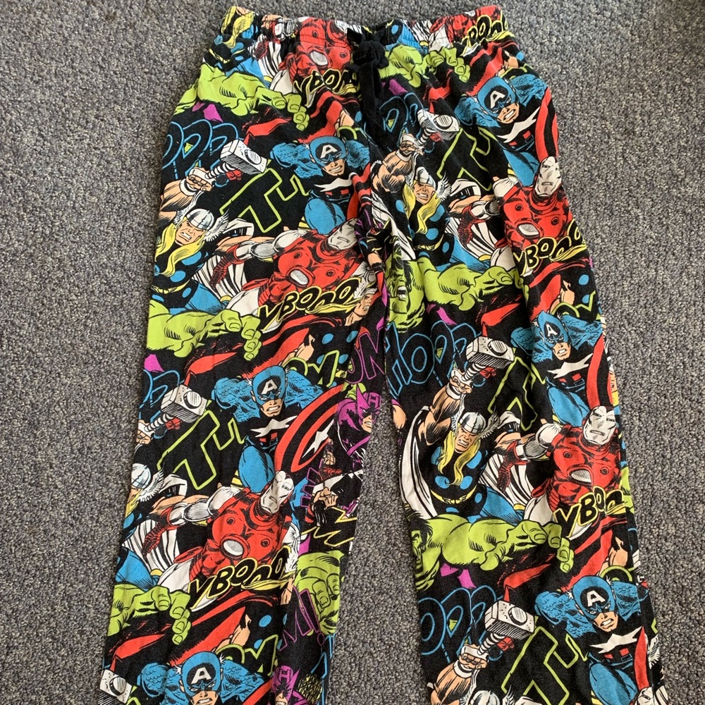 Mens marvel pajama pants